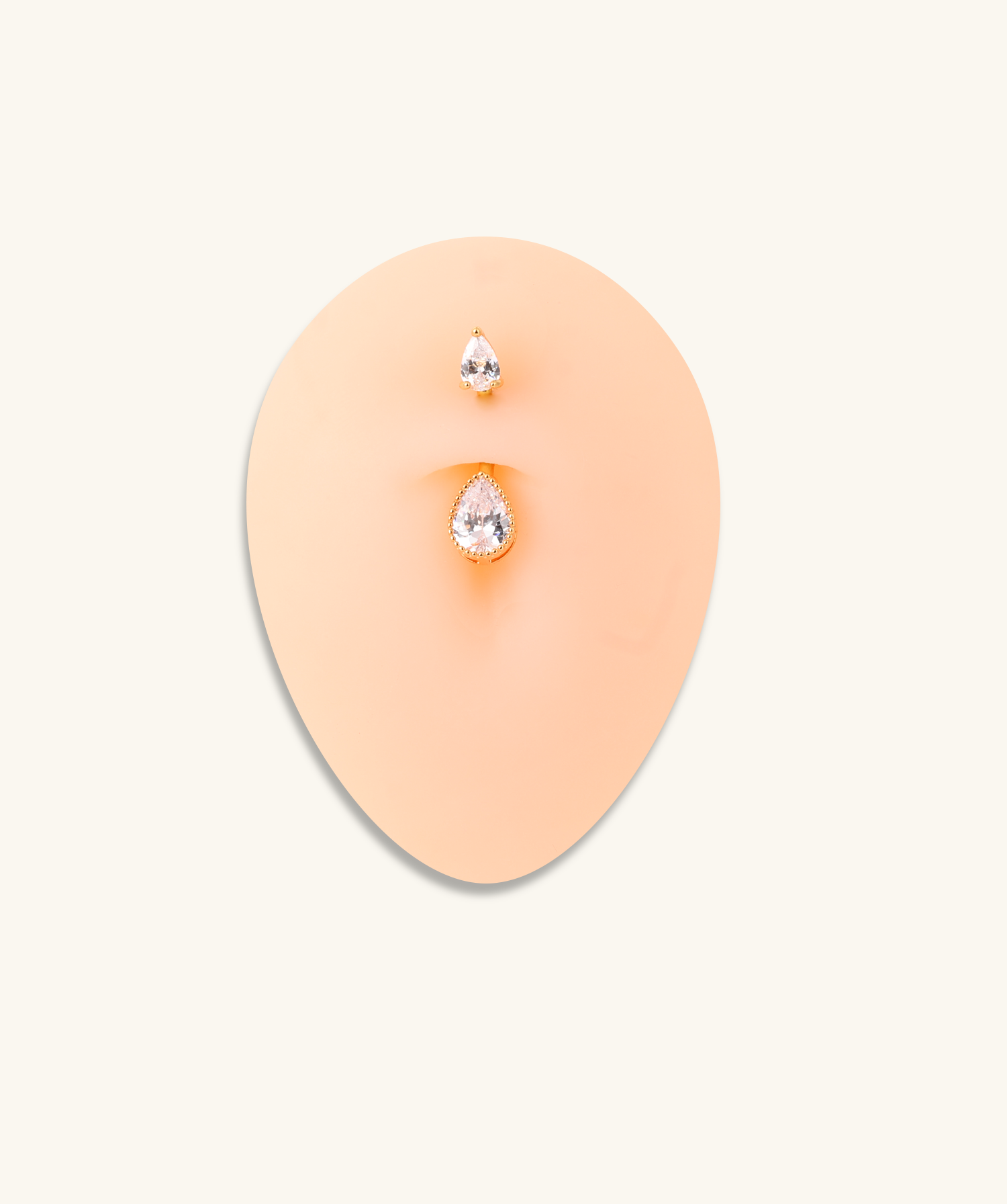 Teardrop Belly Ring - OumoJewelry