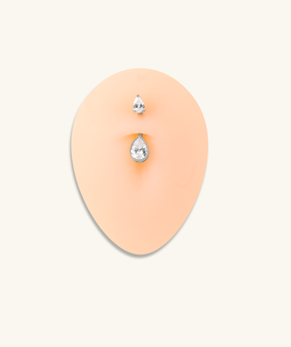 Teardrop Belly Ring - OumoJewelry