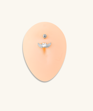 Heart Wings Belly Ring - OumoJewelry