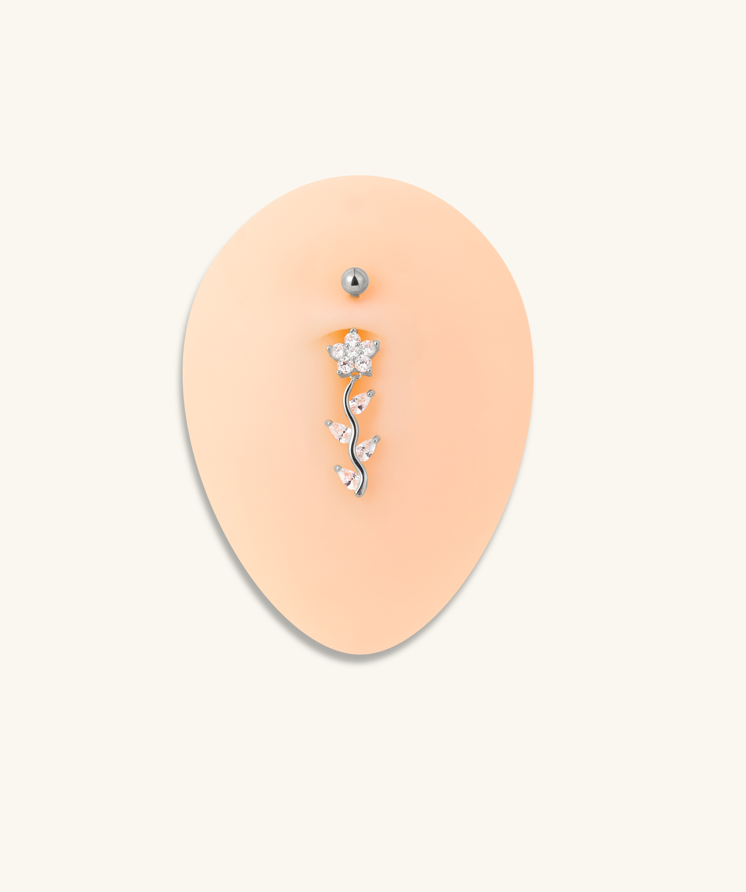 Bloom Vine Belly Ring - OumoJewelry