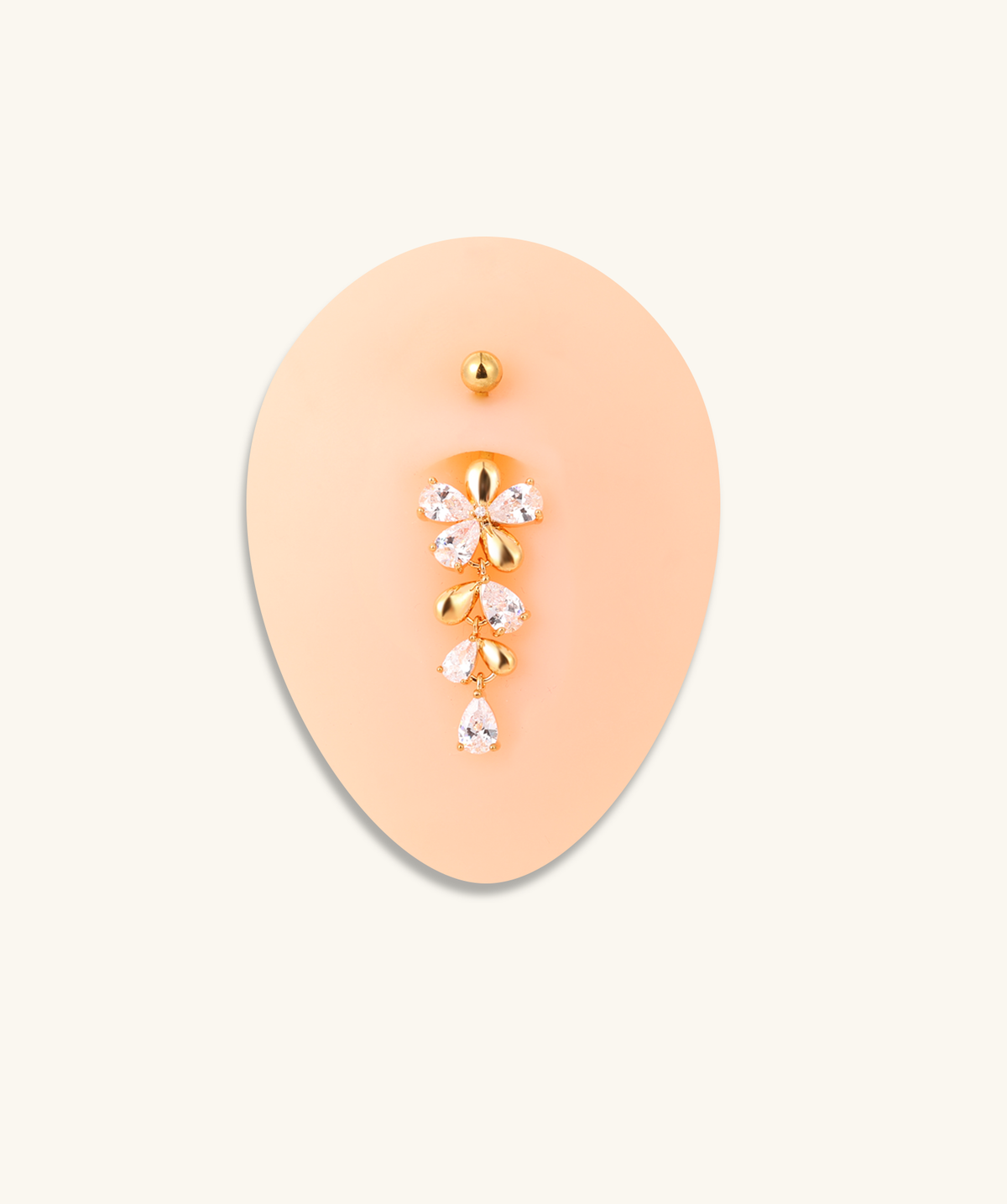 Aria Belly Ring - Stainless Steel - Navel - Oumo Jewelry