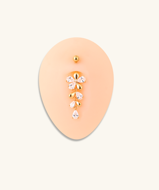 Petal Drop Belly Ring - OumoJewelry