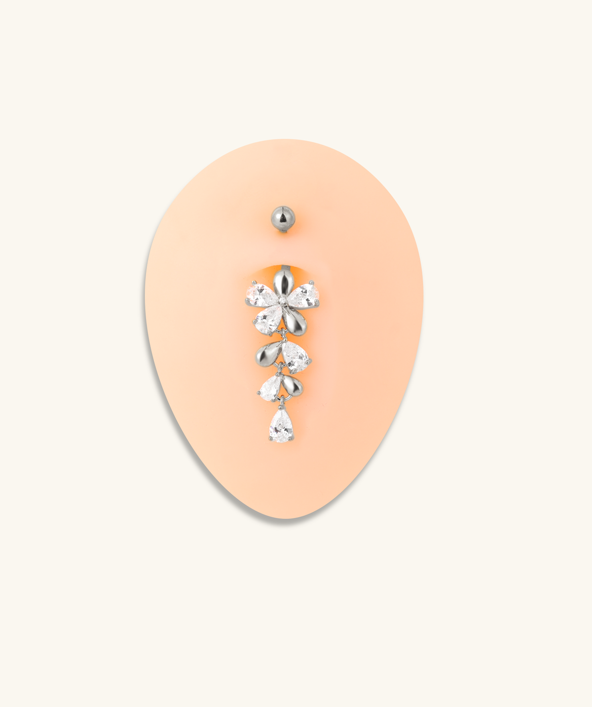 Aria Belly Ring - Stainless Steel - Navel - Oumo Jewelry