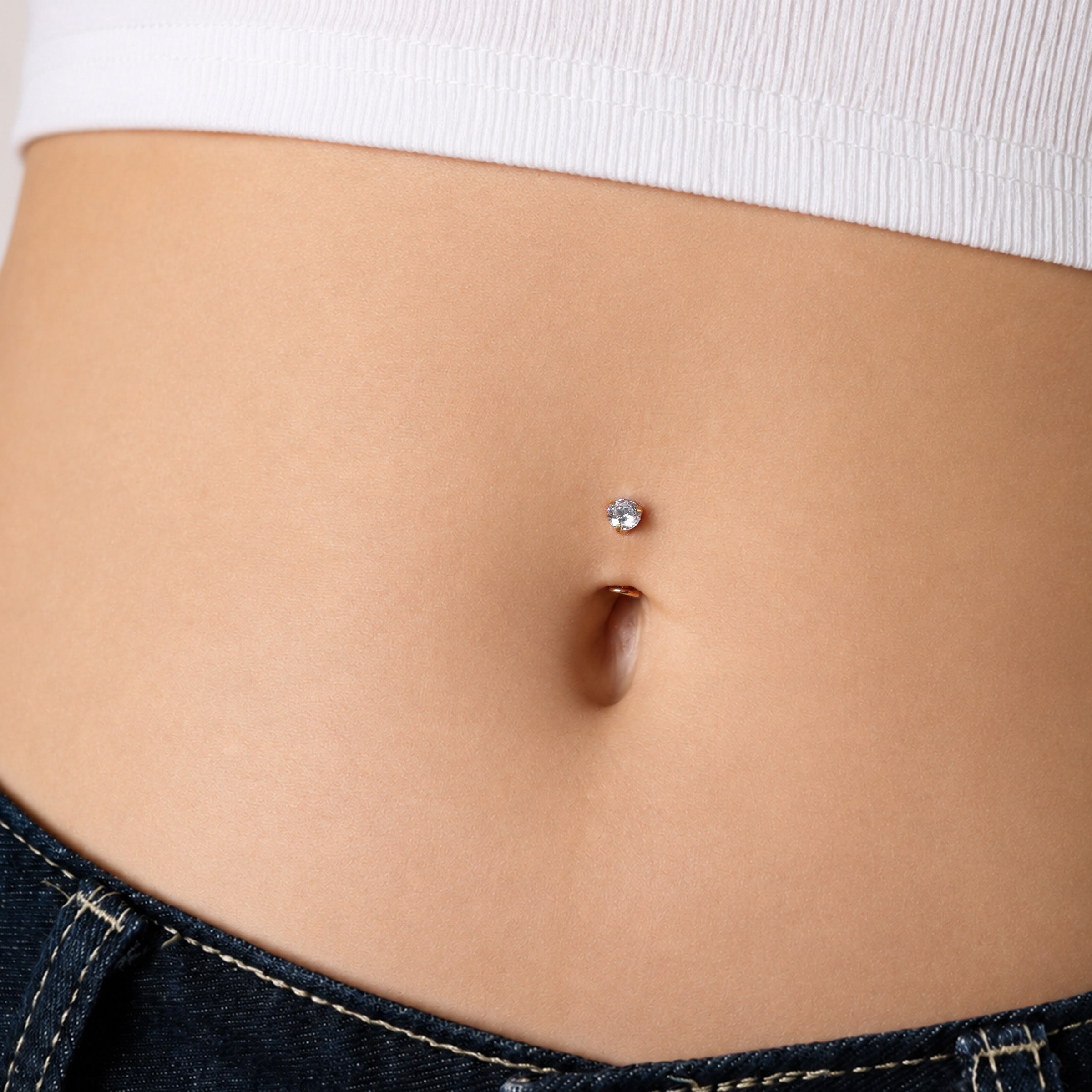 Titanium Kelda Belly Ring