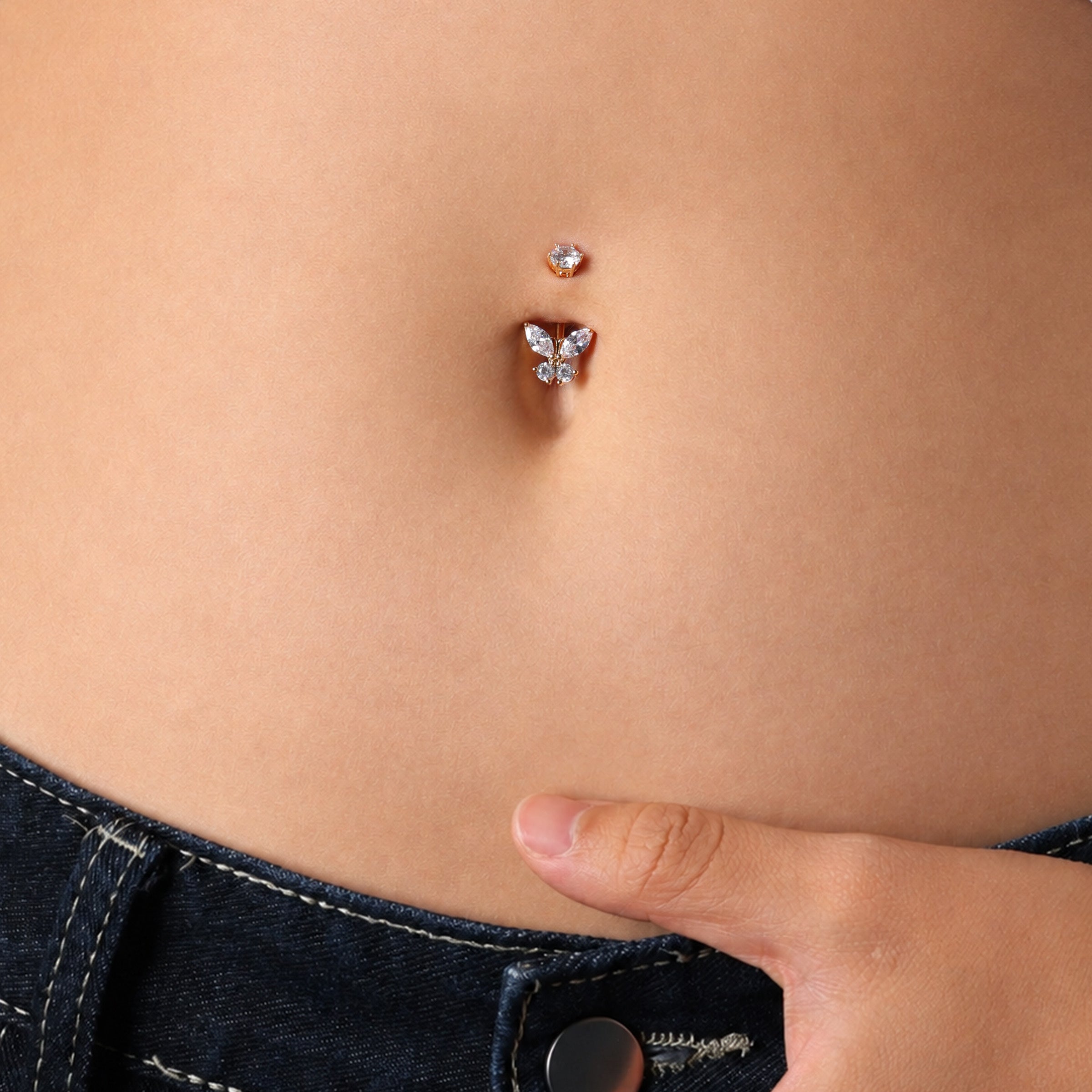Soren Butterfly Belly Ring