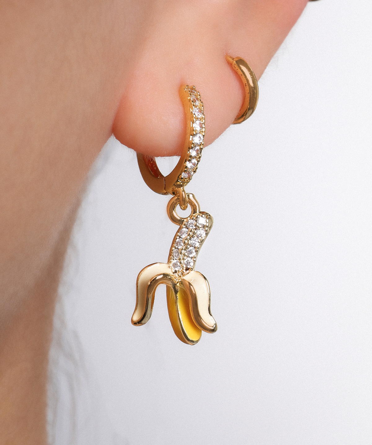 Banana Charm - Brass - Oumo Jewelry
