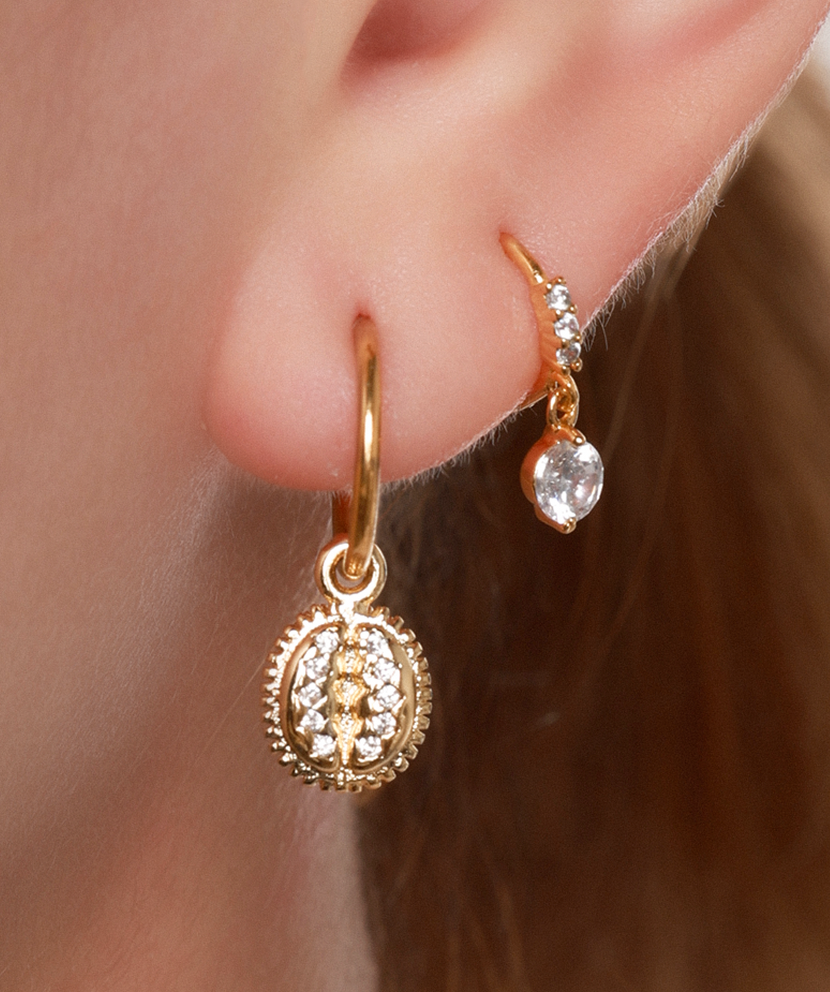 Durian Charm - Brass - Oumo Jewelry
