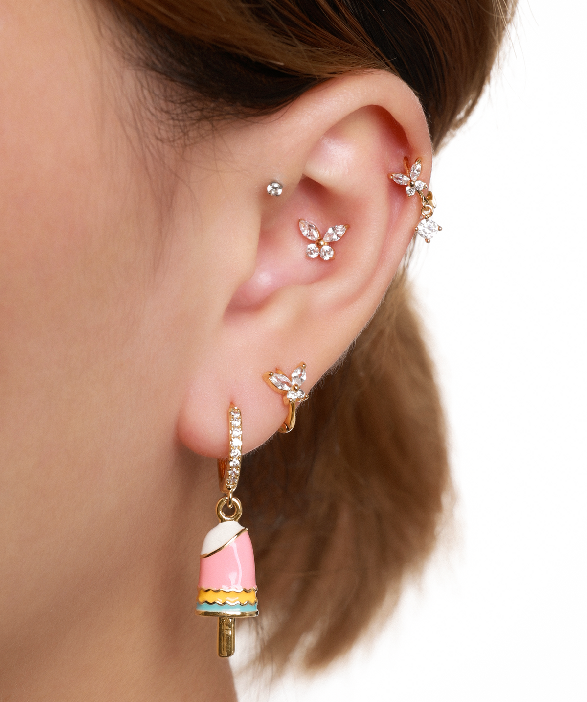 Sweet Pop Charm - Brass - Oumo Jewelry