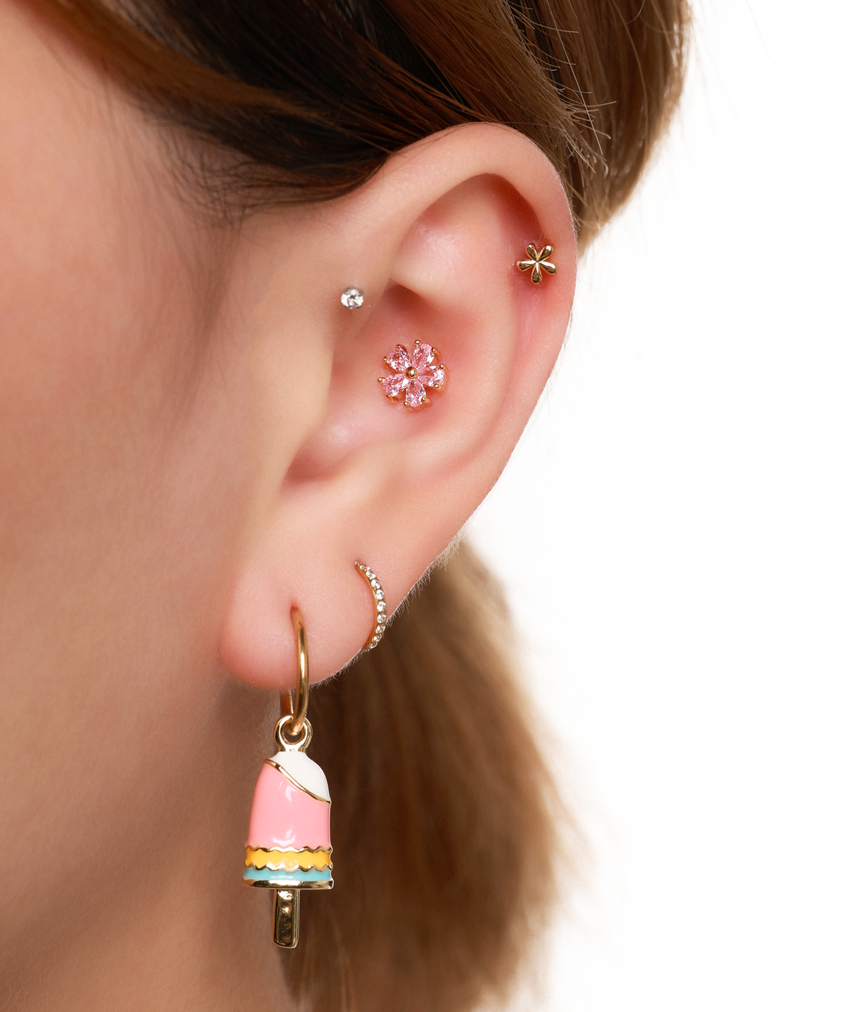 Sweet Pop Charm - Brass - Oumo Jewelry