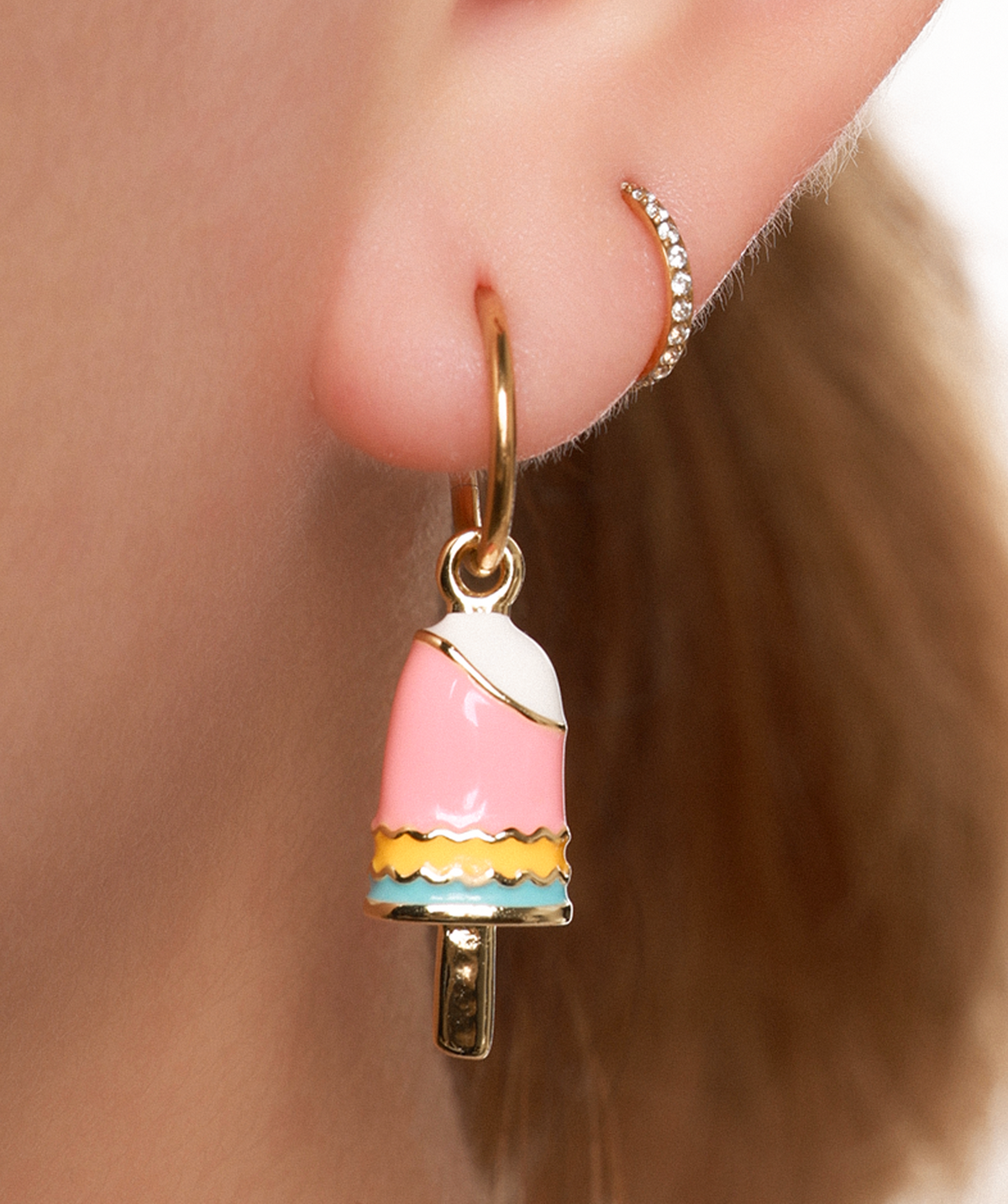 Sweet Pop Charm - Brass - Oumo Jewelry