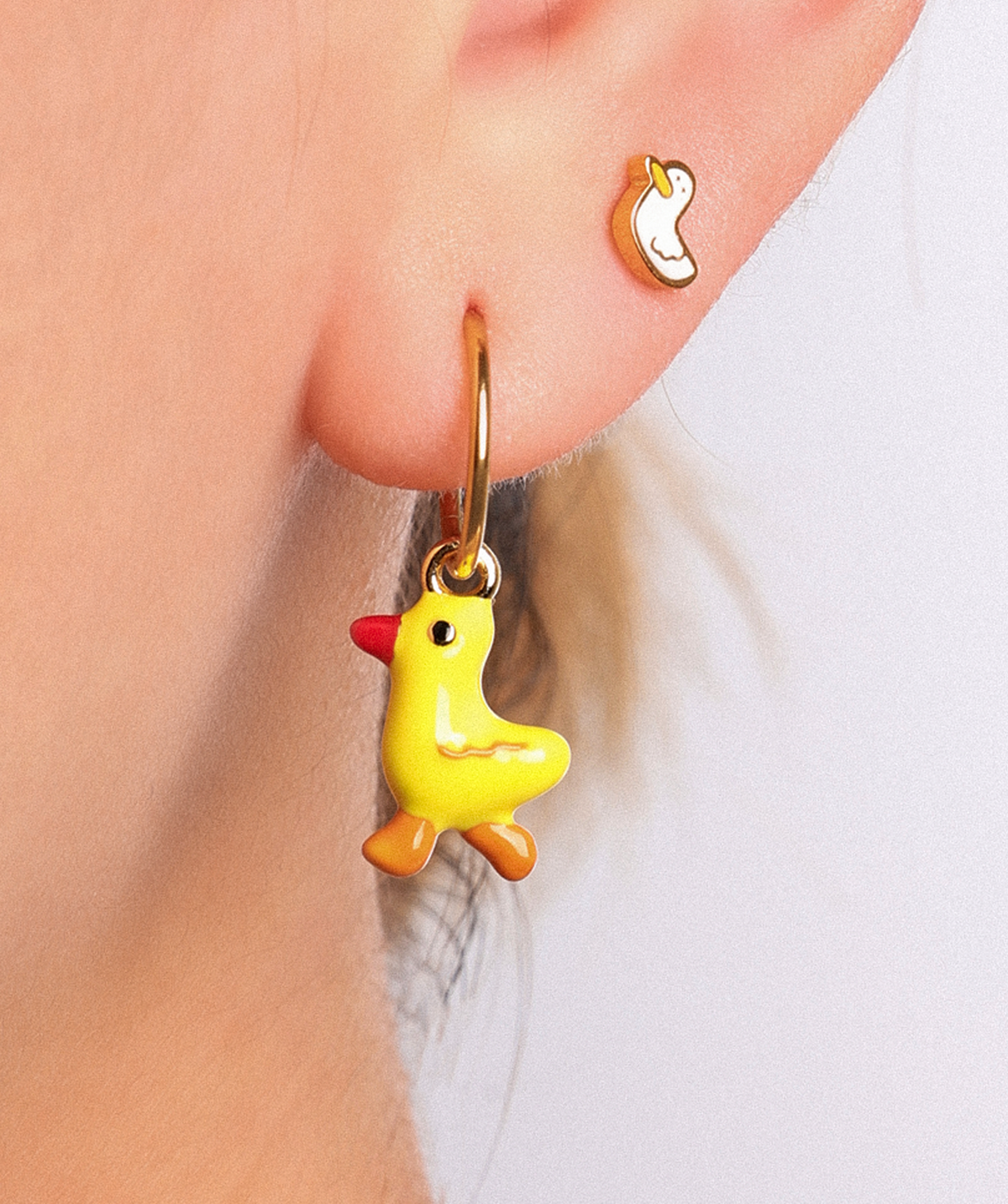 Sunny Bird charm - Brass - Oumo Jewelry