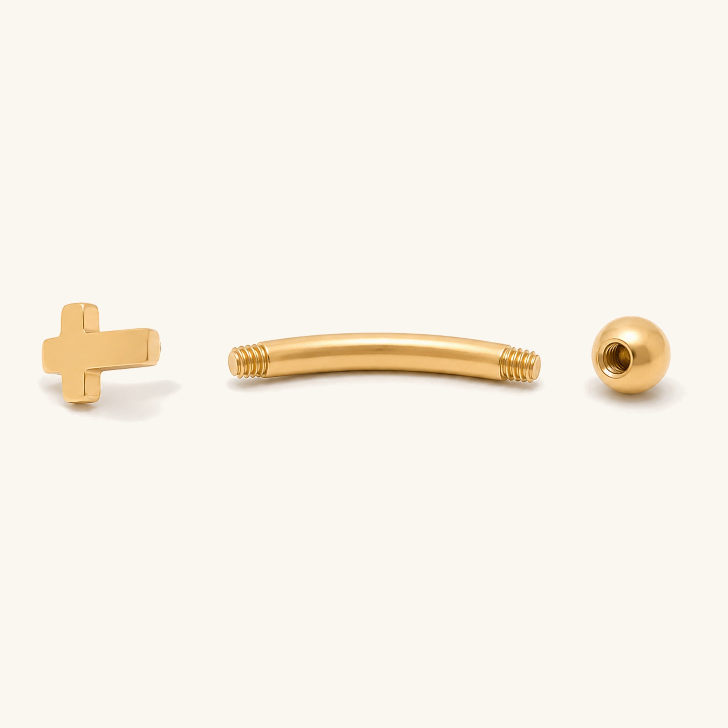 Cross Curved Barbell