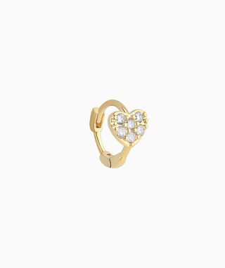 Heart Helix Hoop - OumoJewelry