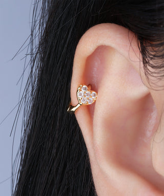 Heart Helix Hoop - OumoJewelry