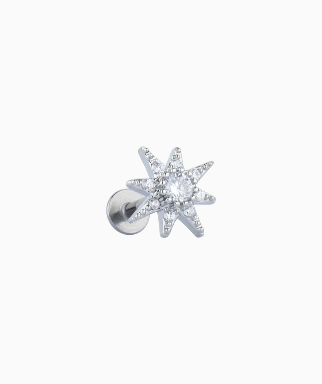 Eight-pointed Star Flatback Stud