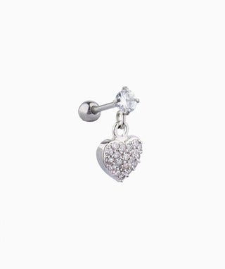 Heartbeat Drop Stud - OumoJewelry