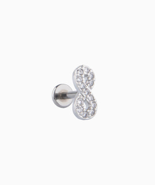 Infinite Love Flatback Stud - OumoJewelry