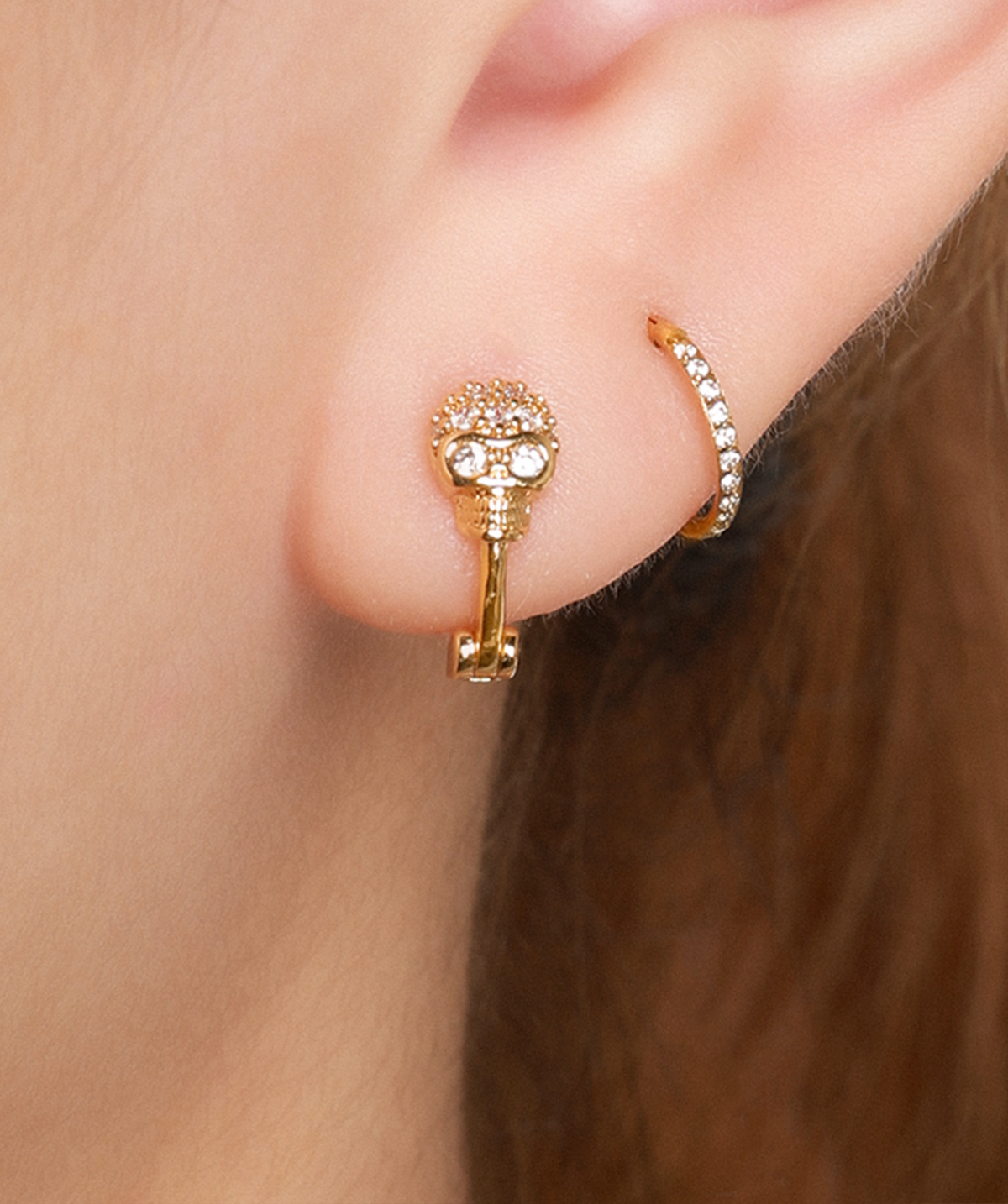 Sparkle Clicker - Stainless Steel - Lobe, Upper Lobe, Helix - Oumo Jewelry