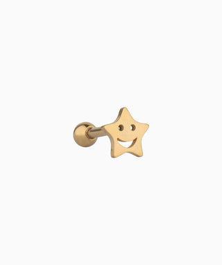 Happy Star Stud - OumoJewelry