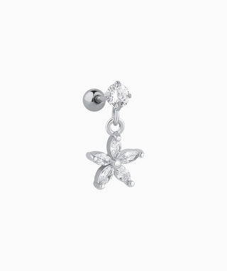 Flower Drop Stud - OumoJewelry