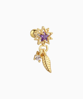 Purple Star Drop - OumoJewelry