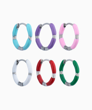 Cheerful Hoop Earring - OumoJewelry