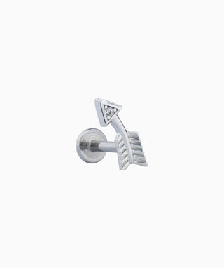 Cupid's Arrow Flatback Stud - OumoJewelry