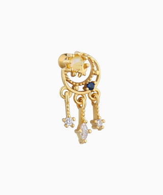 Star Moon Drop - OumoJewelry