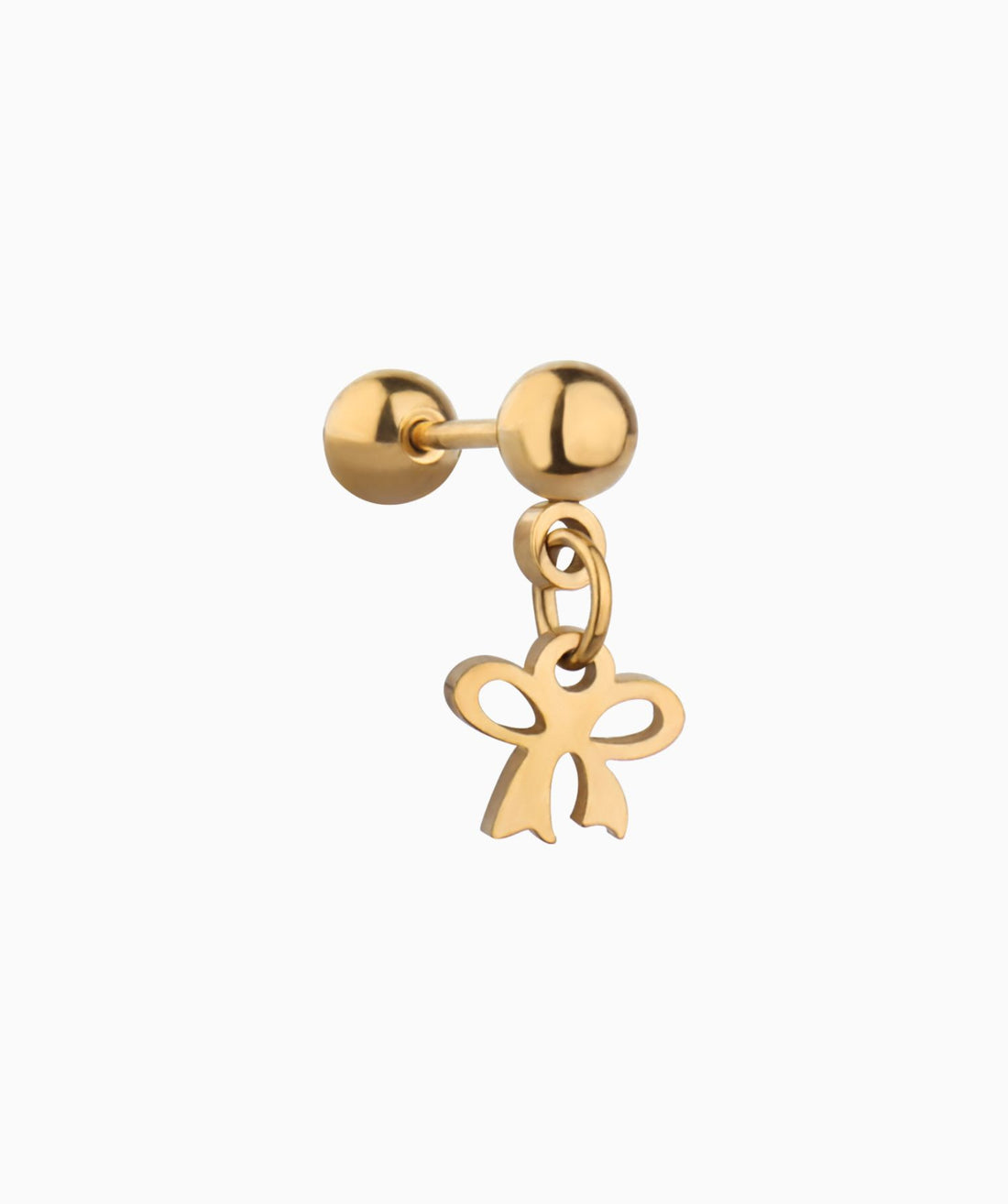 Bow Drop Earring