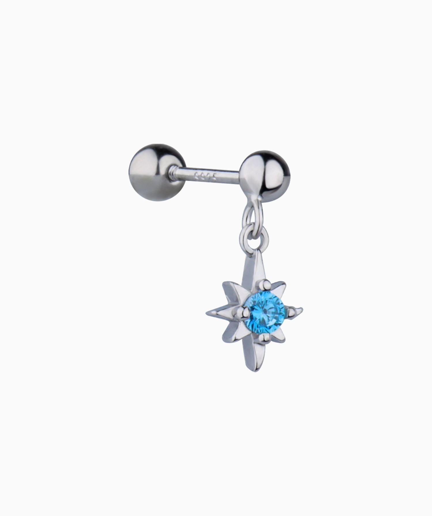 Sparkle Star Drop Earring