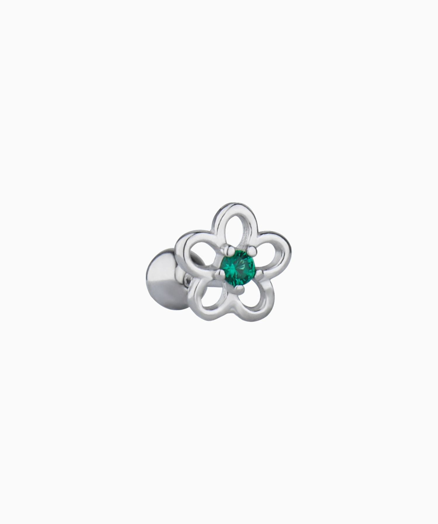 Hollow Flower Stud