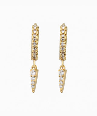 Drop Hoop Earring - OumoJewelry