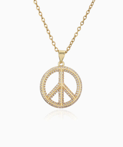 Peace &amp; Love Necklace