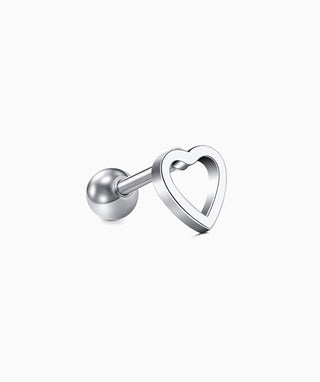 Open Heart Stud - OumoJewelry