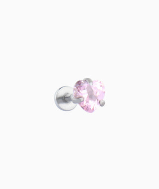 Classic Heart Flatback Stud - OumoJewelry