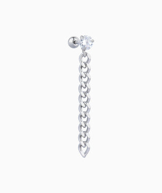 Chain Drop Stud - OumoJewelry