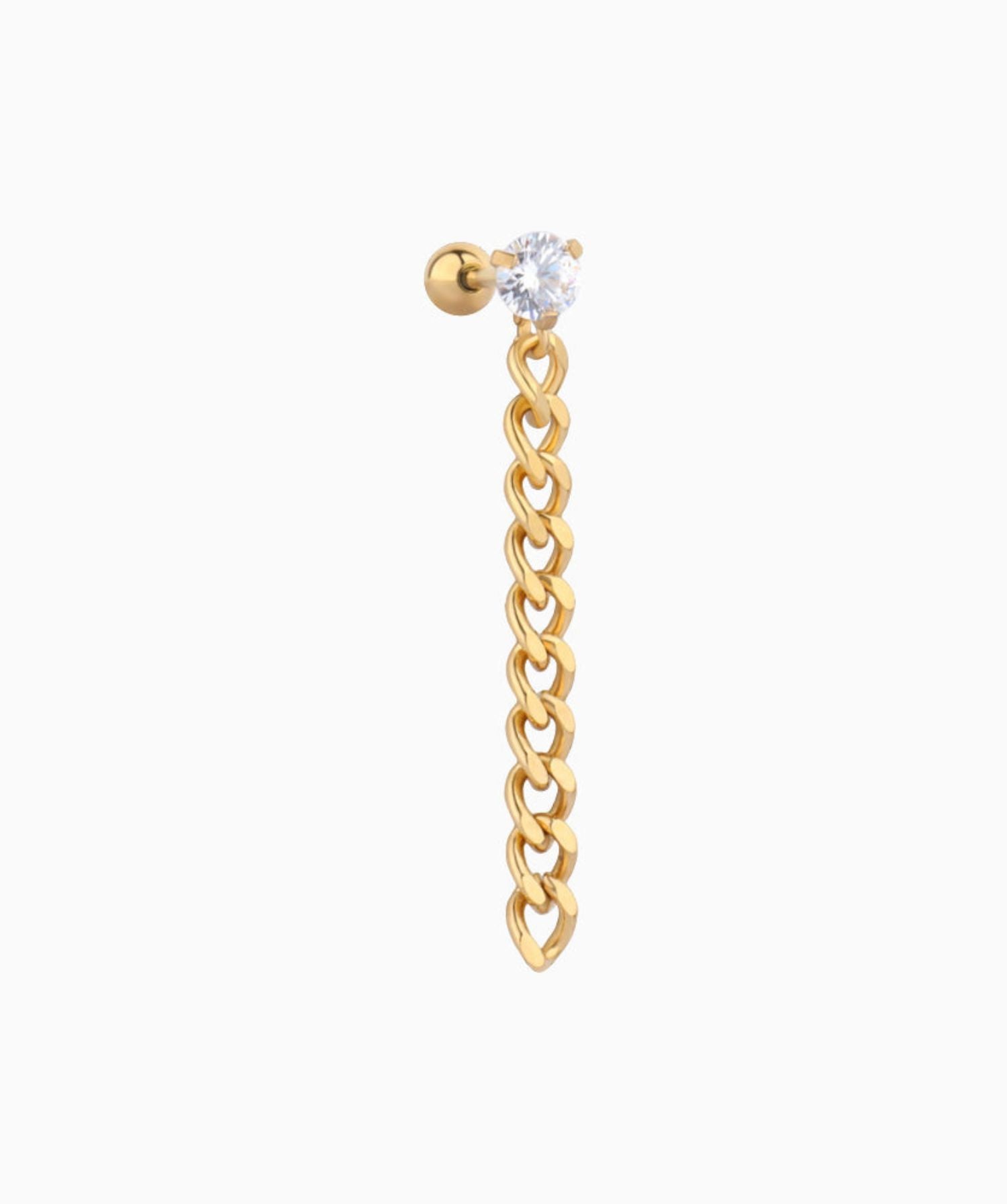 Chain Drop Stud