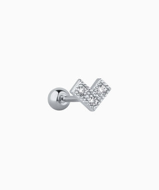 Dainty Heart Stud - OumoJewelry