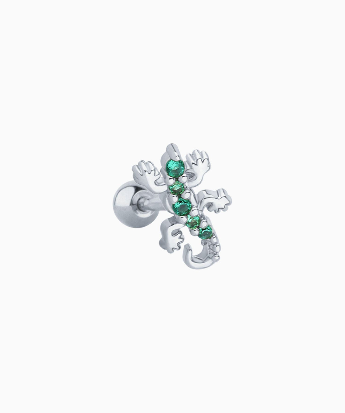 Cute Gecko Stud - Stainless Steel - Upper Lobe, Helix - Oumo Jewelry