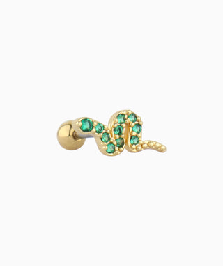 Reborn Snake Stud - OumoJewelry