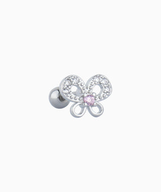Treasure Pinky Butterfly Stud - OumoJewelry