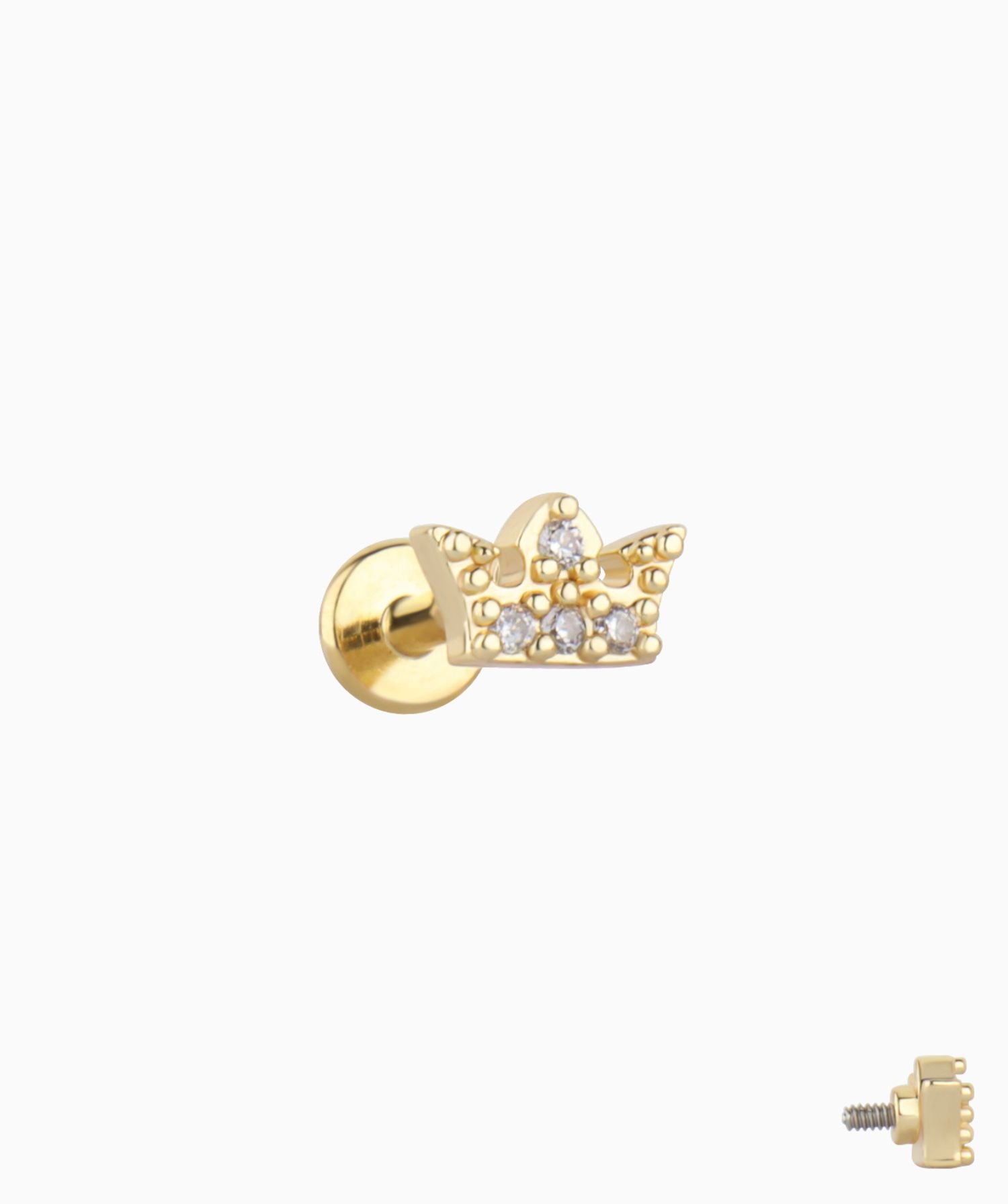 Princess Crown Stud