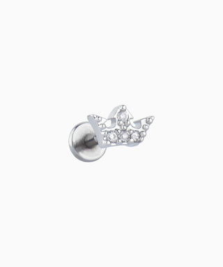 Princess Crown Flatback Stud - OumoJewelry