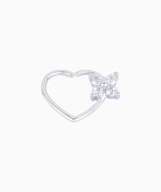 Flower Daith Ring - OumoJewelry