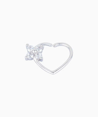Flower Daith Ring - OumoJewelry