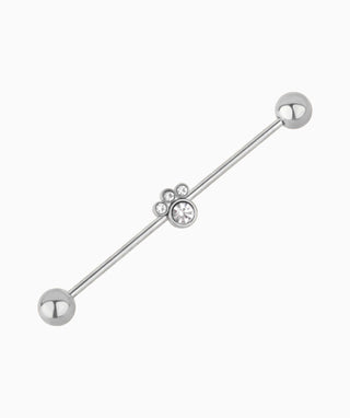 Paw Industrial Barbell - OumoJewelry