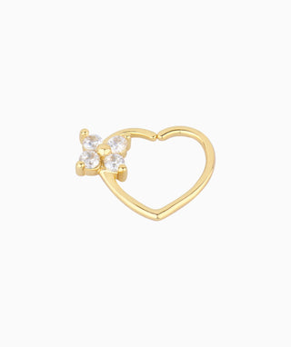 Flower Daith Ring - OumoJewelry