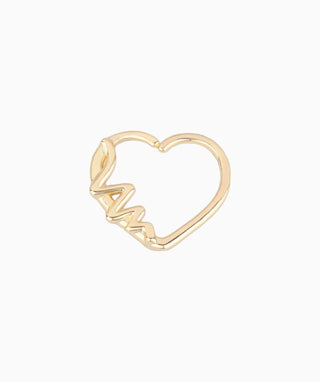 Heartbeat Daith Ring - OumoJewelry