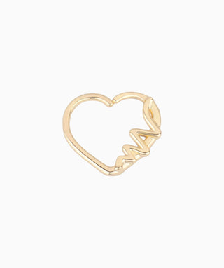 Heartbeat Daith Ring - OumoJewelry