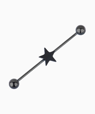 Premium Star Industrial Piercing - OumoJewelry